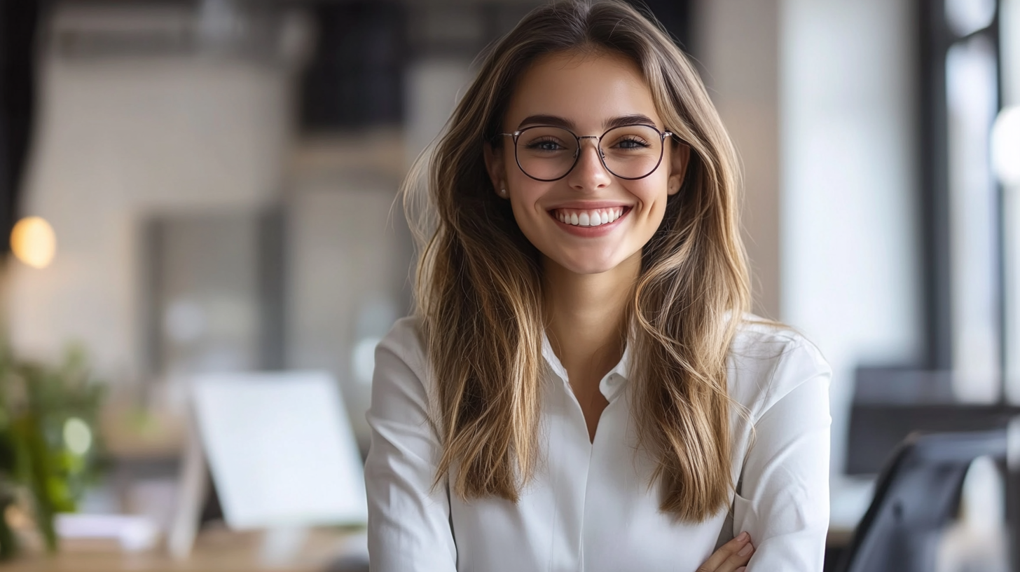 Ragazza felice Pilates